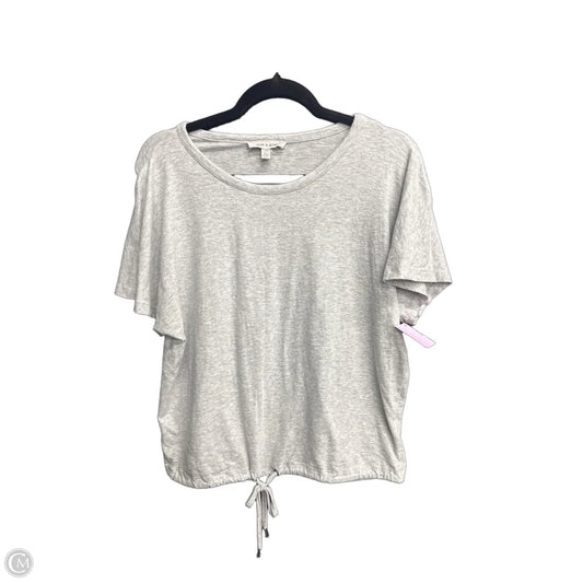 Top Short Sleeve By Clothes Mentor In Grey, Size: M