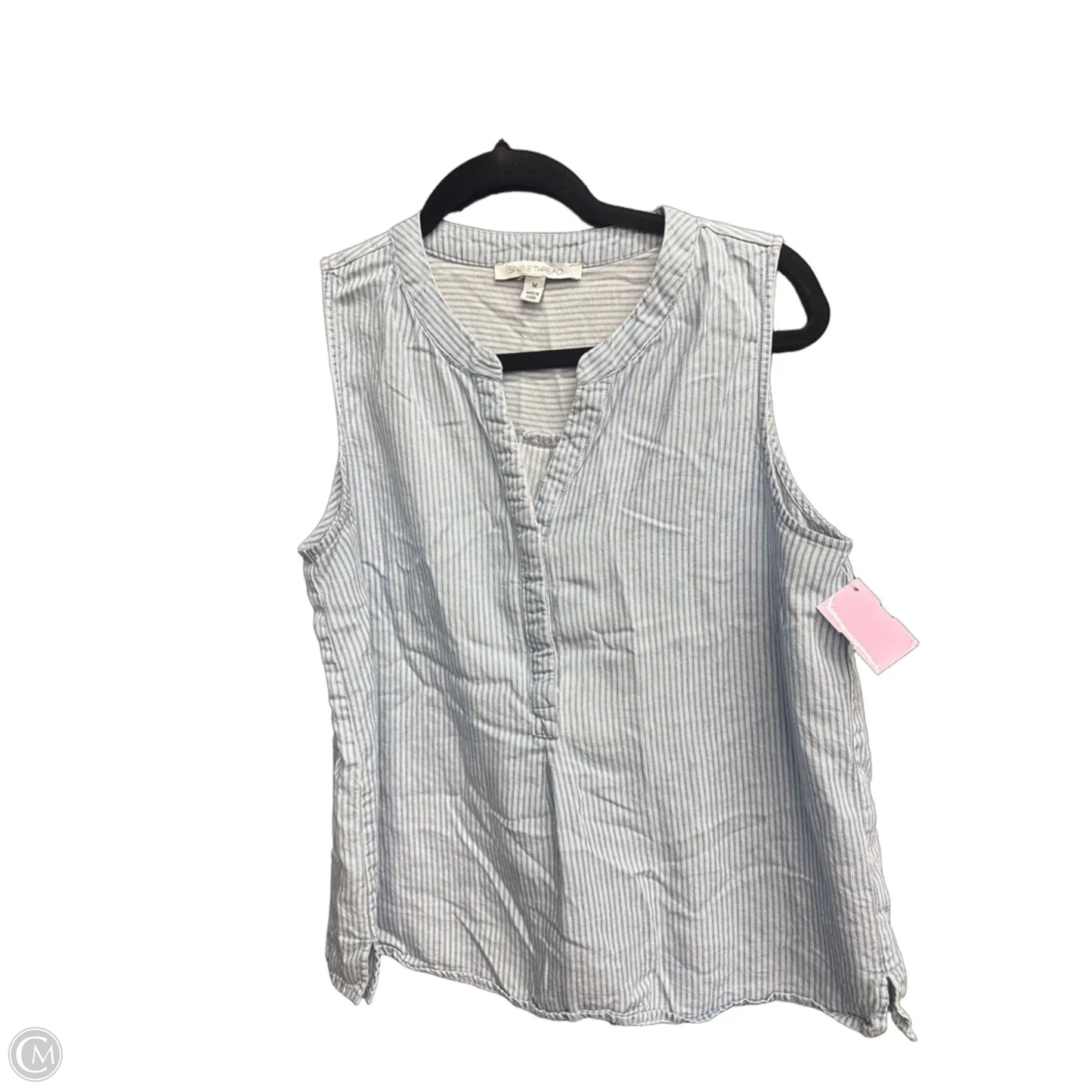 Top Sleeveless By Clothes Mentor In Striped Pattern, Size: M