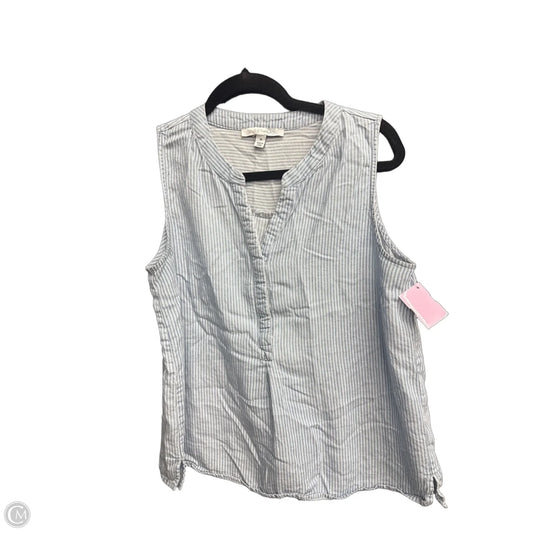 Top Sleeveless By Clothes Mentor In Striped Pattern, Size: M
