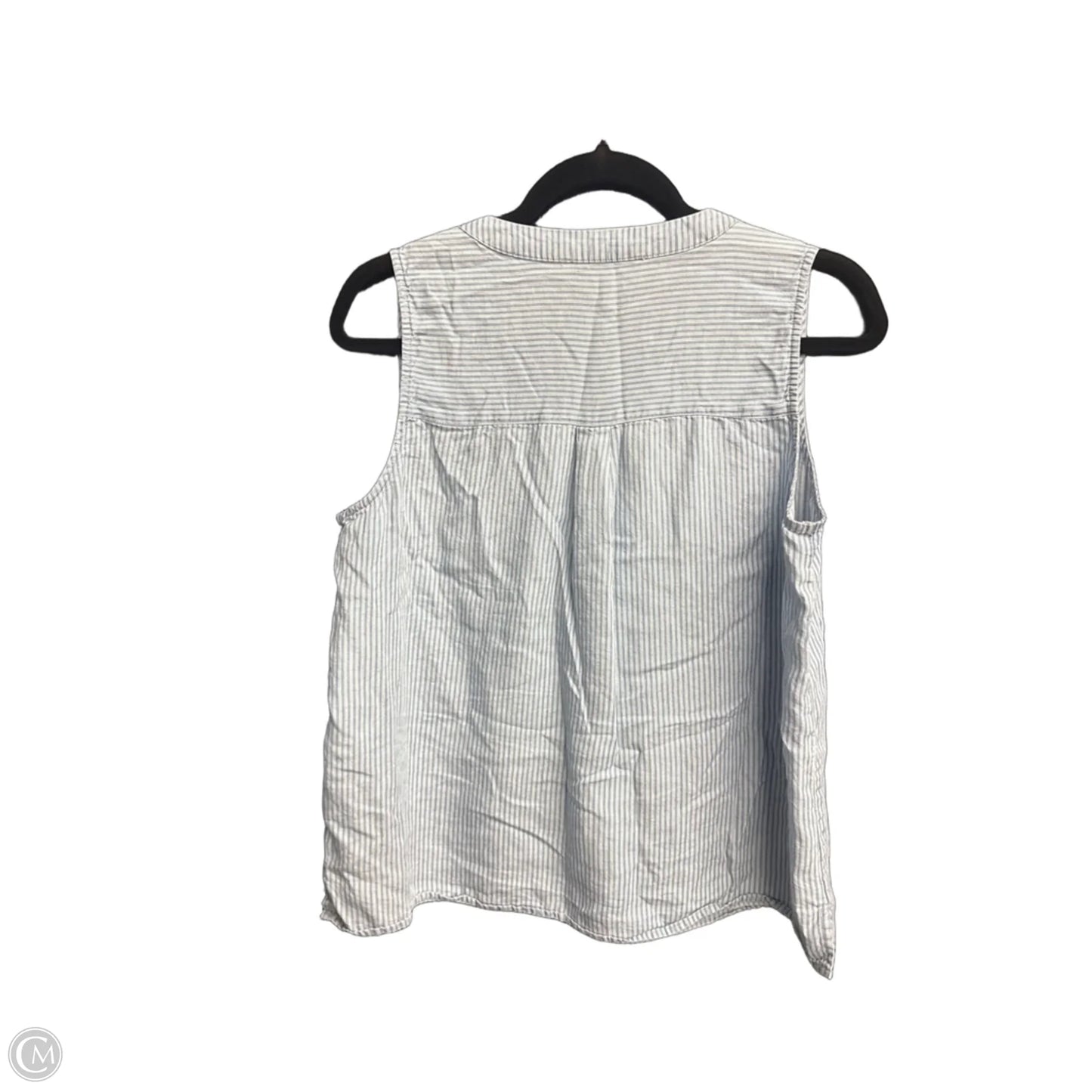 Top Sleeveless By Clothes Mentor In Striped Pattern, Size: M
