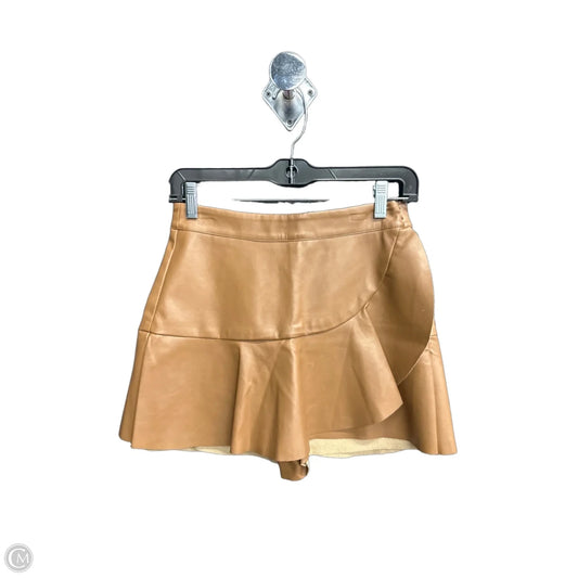 Skirt Mini & Short By Do + Be In Brown, Size: 4
