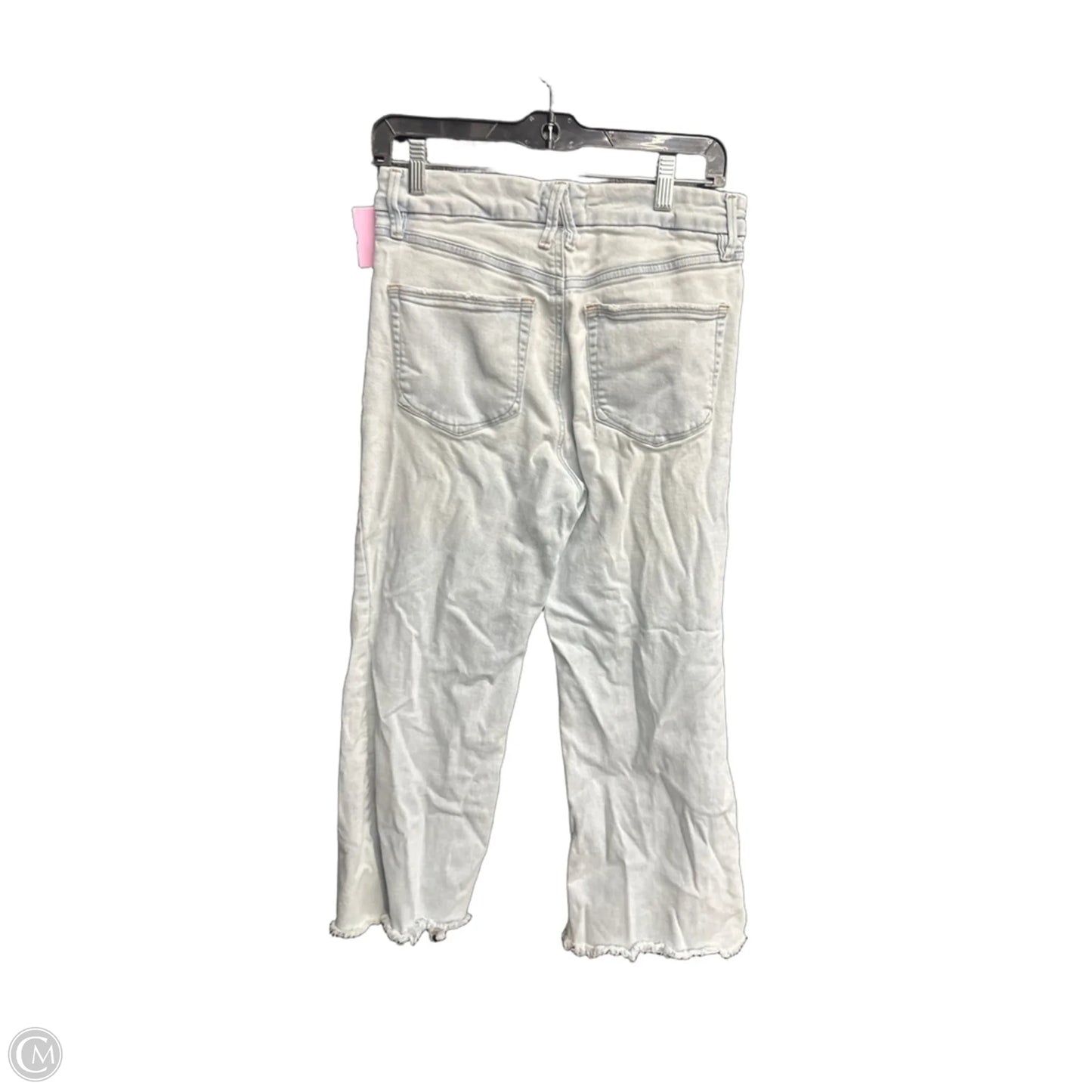 Jeans Wide Leg By Good American In Blue Denim, Size: 8