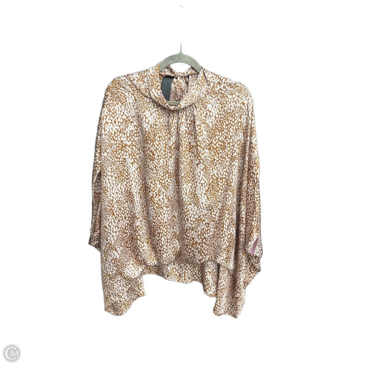 Top Short Sleeve By Vici In Animal Print, Size: M