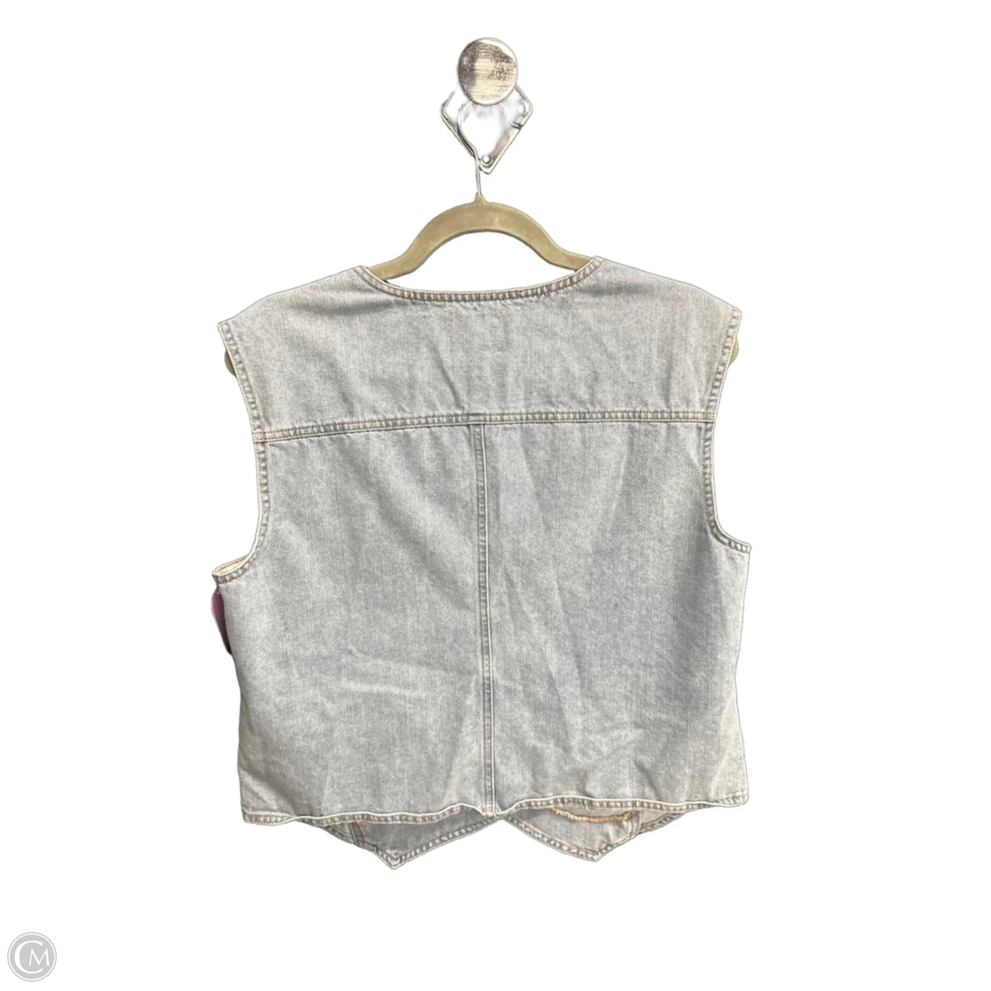 Vest Other By Le Lis In Blue Denim, Size: S