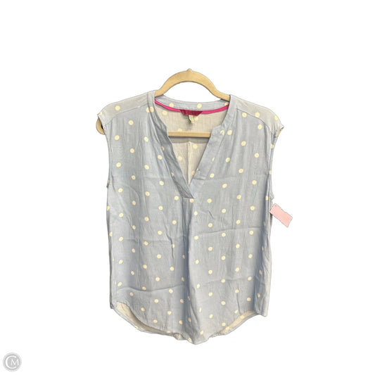 Top Sleeveless By Joules In Polkadot Pattern, Size: S