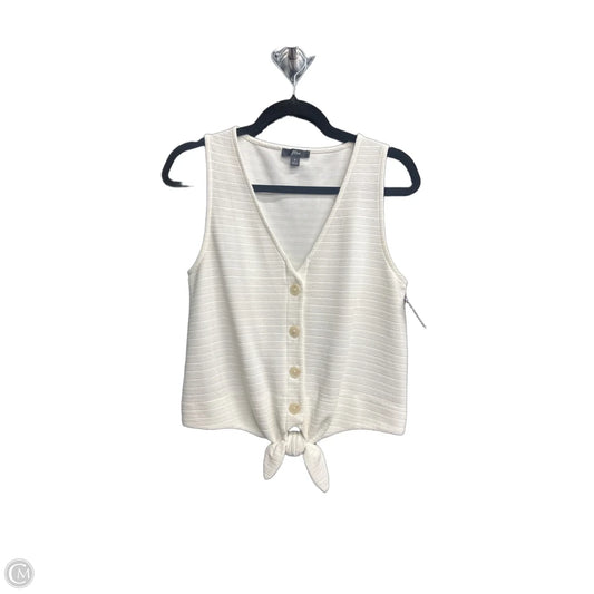 Top Sleeveless By J. Crew In White, Size: S