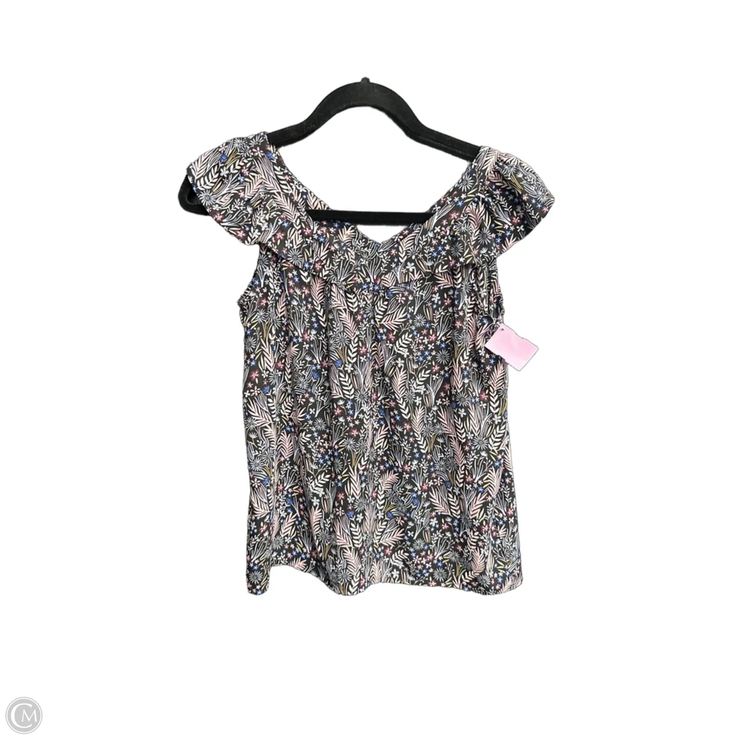 Top Sleeveless By Loft In Floral Print, Size: Xxs