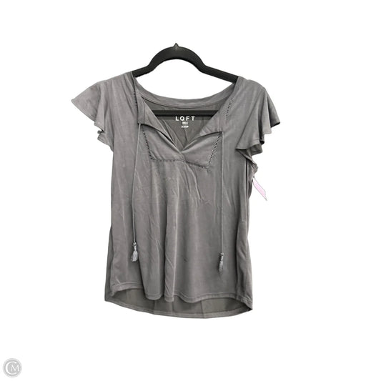 Top Sleeveless By Loft In Grey, Size: Xxs