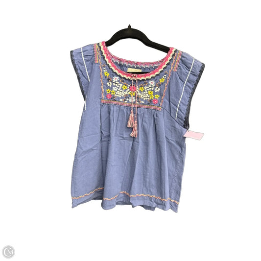 Top Short Sleeve By Altard State In Blue, Size: S