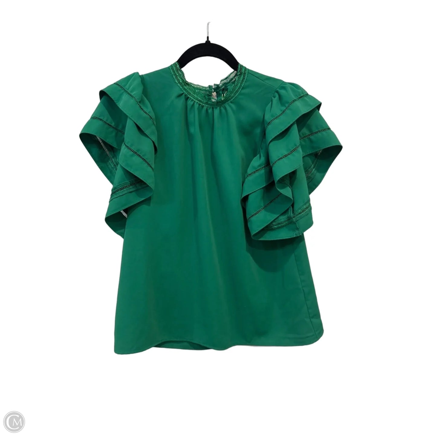 Top Short Sleeve By Clothes Mentor In Green, Size: S