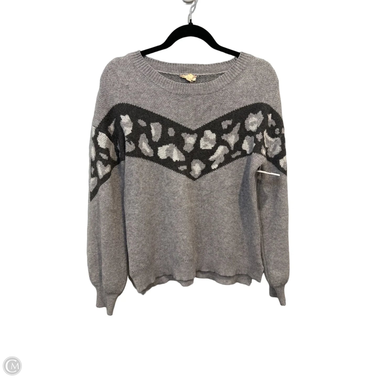 Sweater By Clothes Mentor In Grey, Size: S