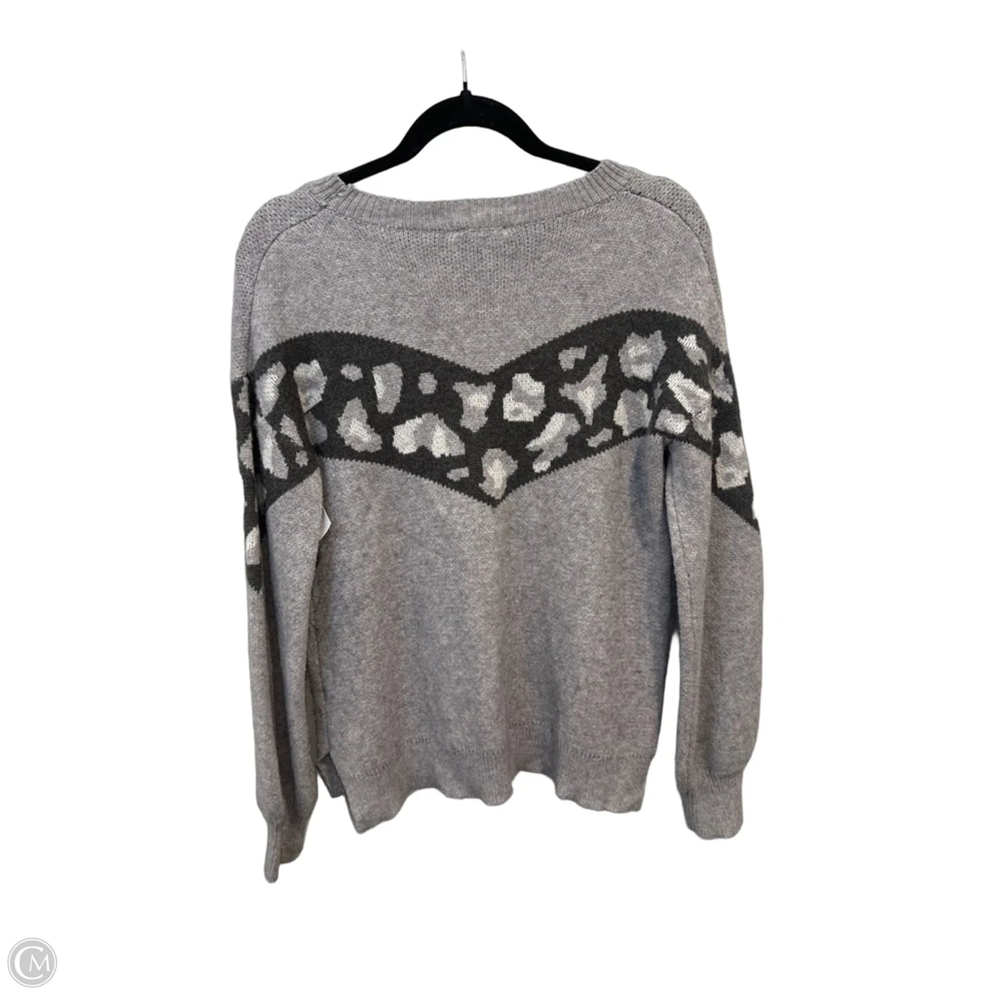 Sweater By Clothes Mentor In Grey, Size: S