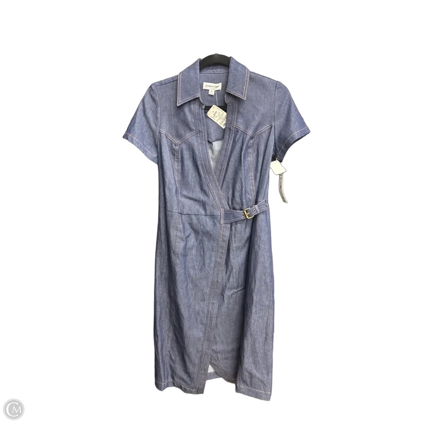 Dress Casual Short By Shelby And Palmer In Blue Denim, Size: M