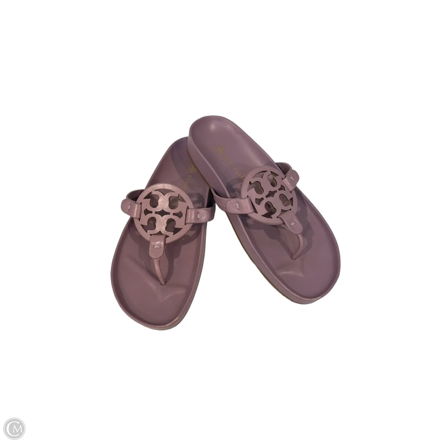 Sandals Designer By Tory Burch In Purple, Size: 7