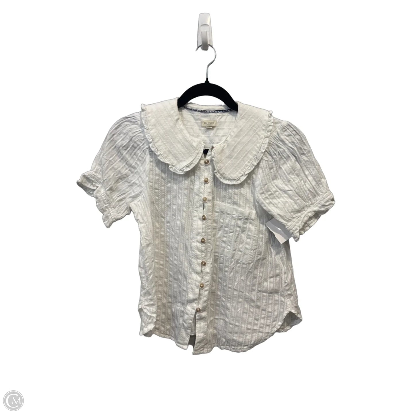 Top Short Sleeve By Pilcro In White, Size: S