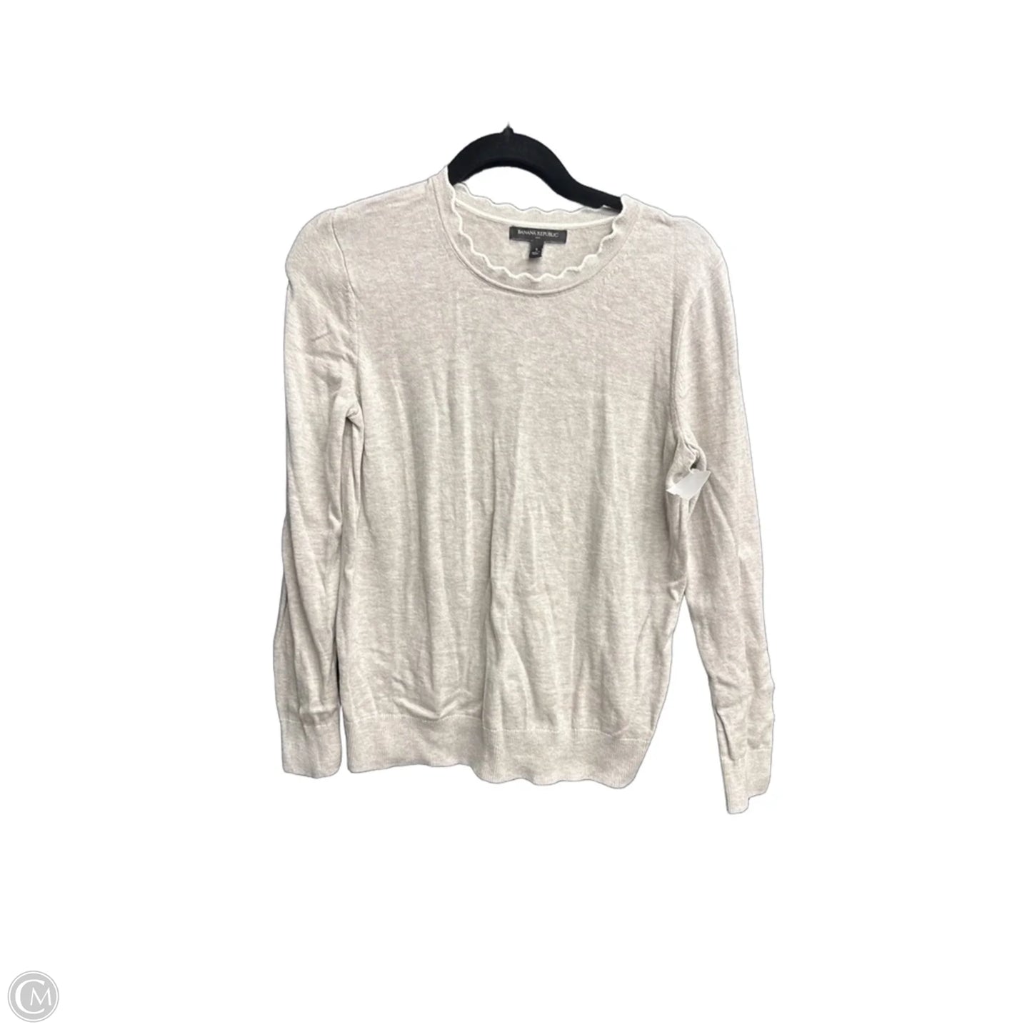 Top Long Sleeve By Banana Republic In Beige, Size: S
