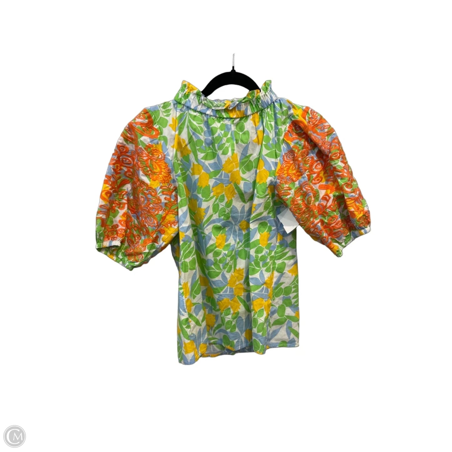 Blouse Short Sleeve By Thml In Floral Print, Size: S