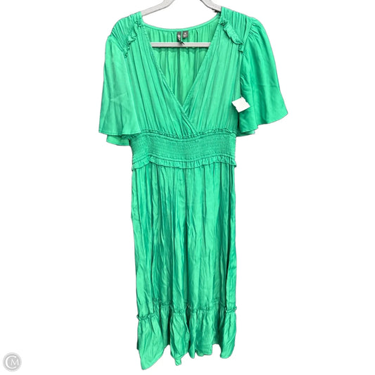 Dress Casual Maxi By Versona In Green, Size: M