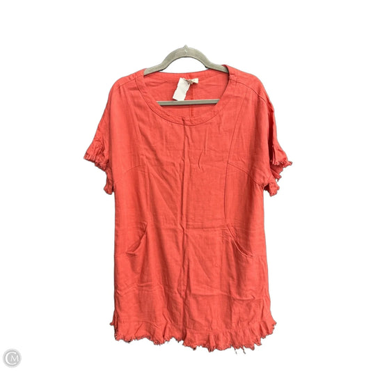 Dress Casual Short By Umgee In Coral, Size: M