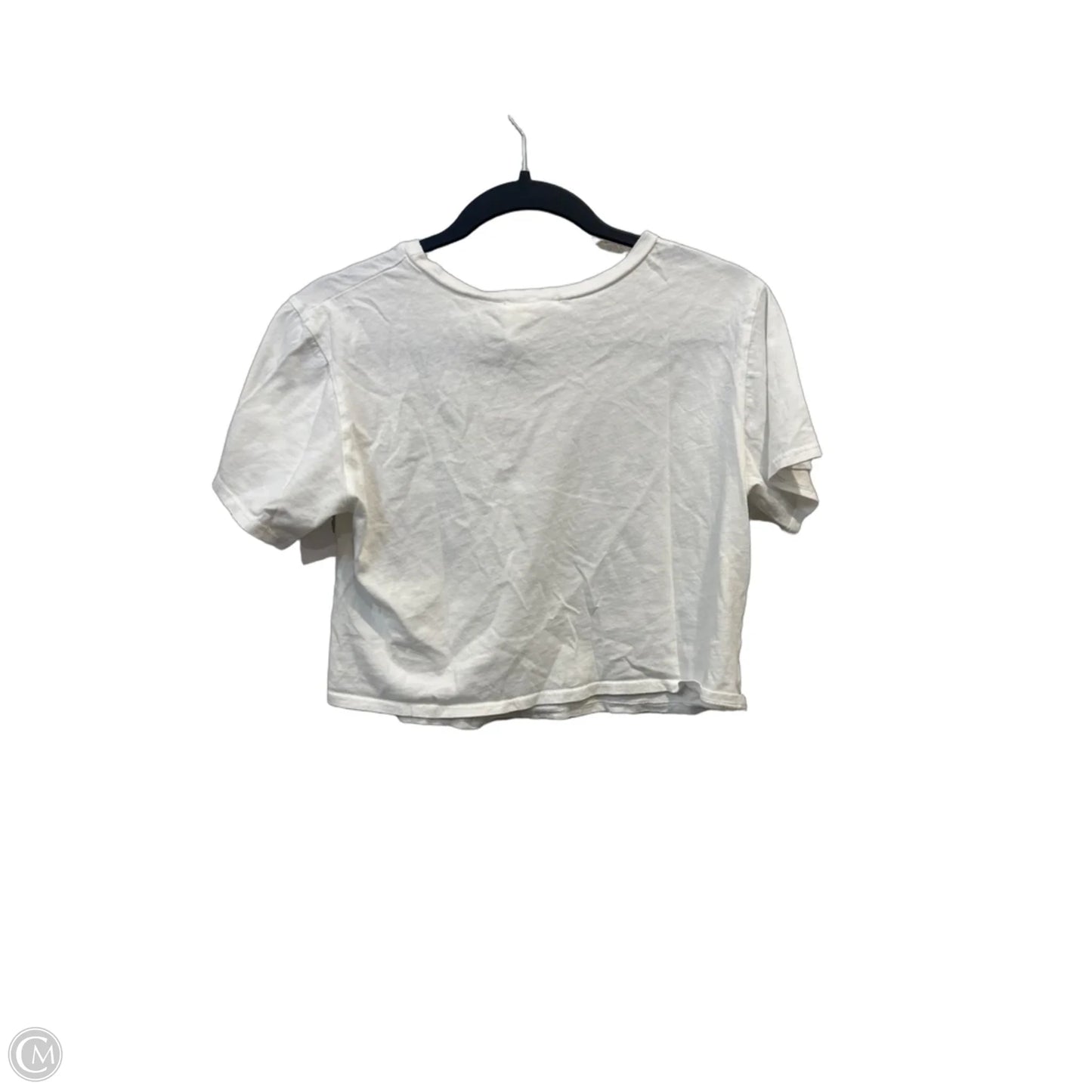 Top Short Sleeve By Clothes Mentor In White, Size: S