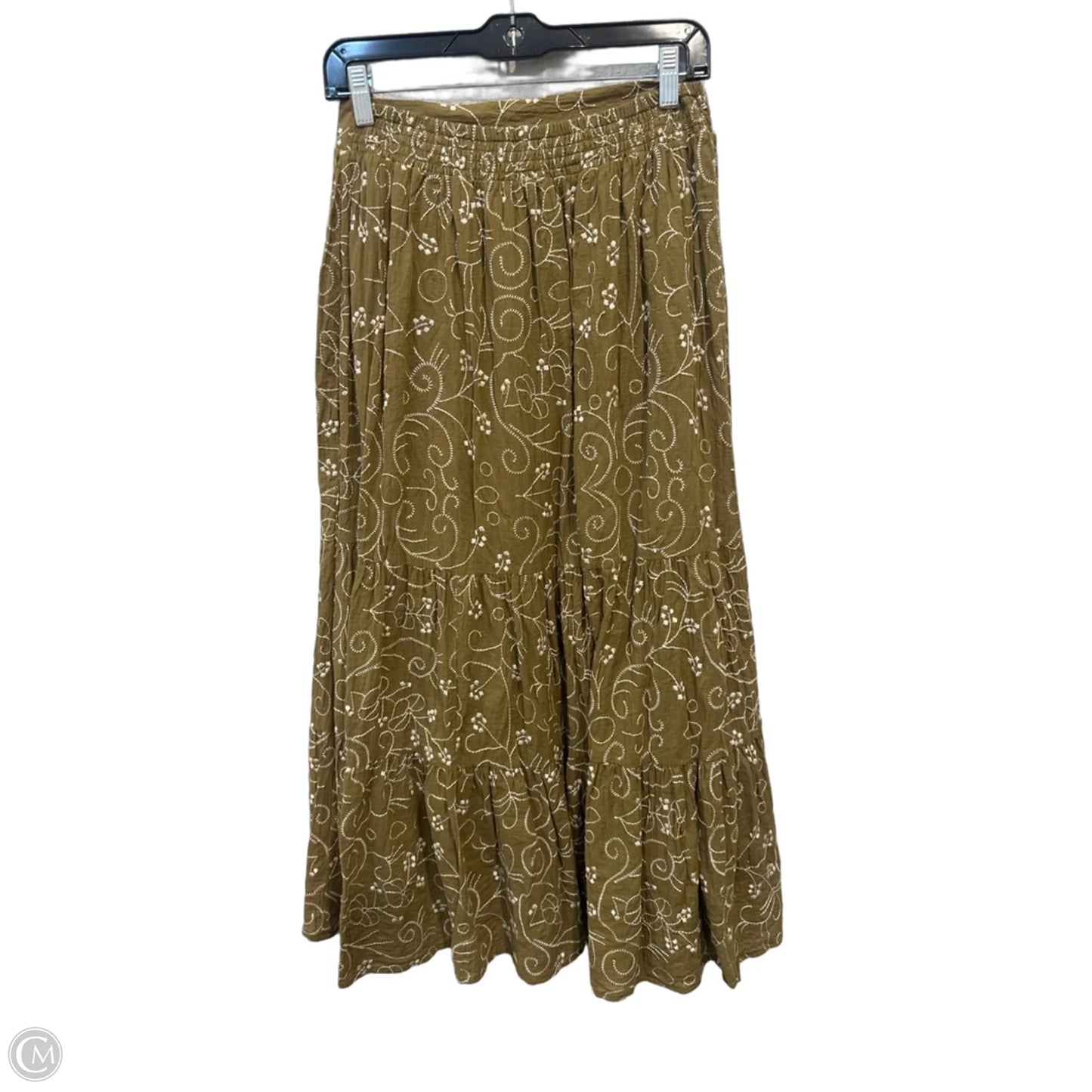Skirt Midi By Reba In Green, Size: 10