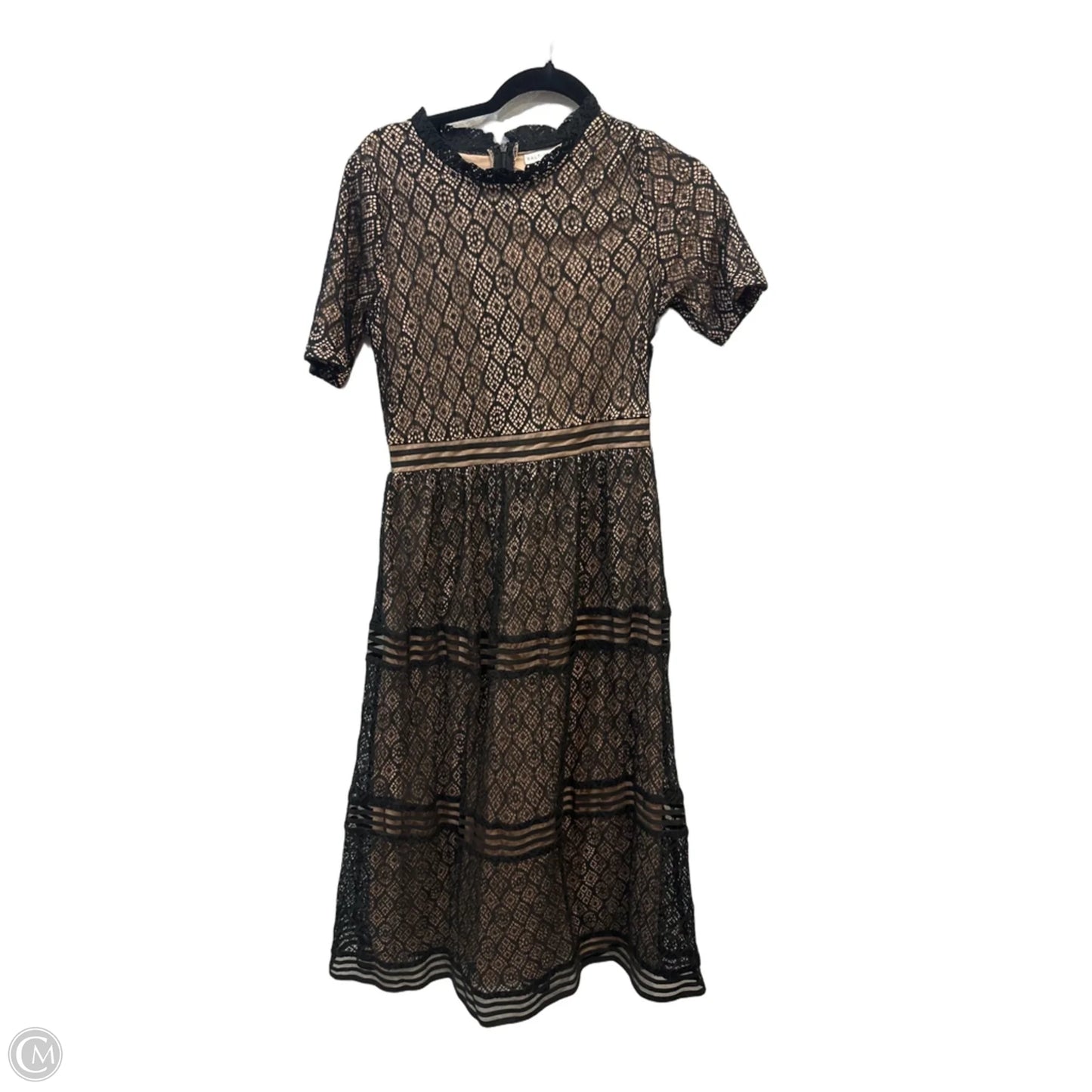 Dress Casual Midi By Baltic Born In Black, Size: M