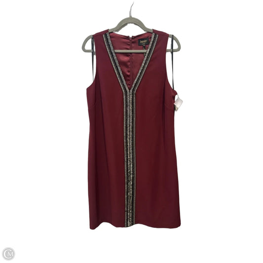 Dress Casual Short By Laundry In Maroon, Size: L