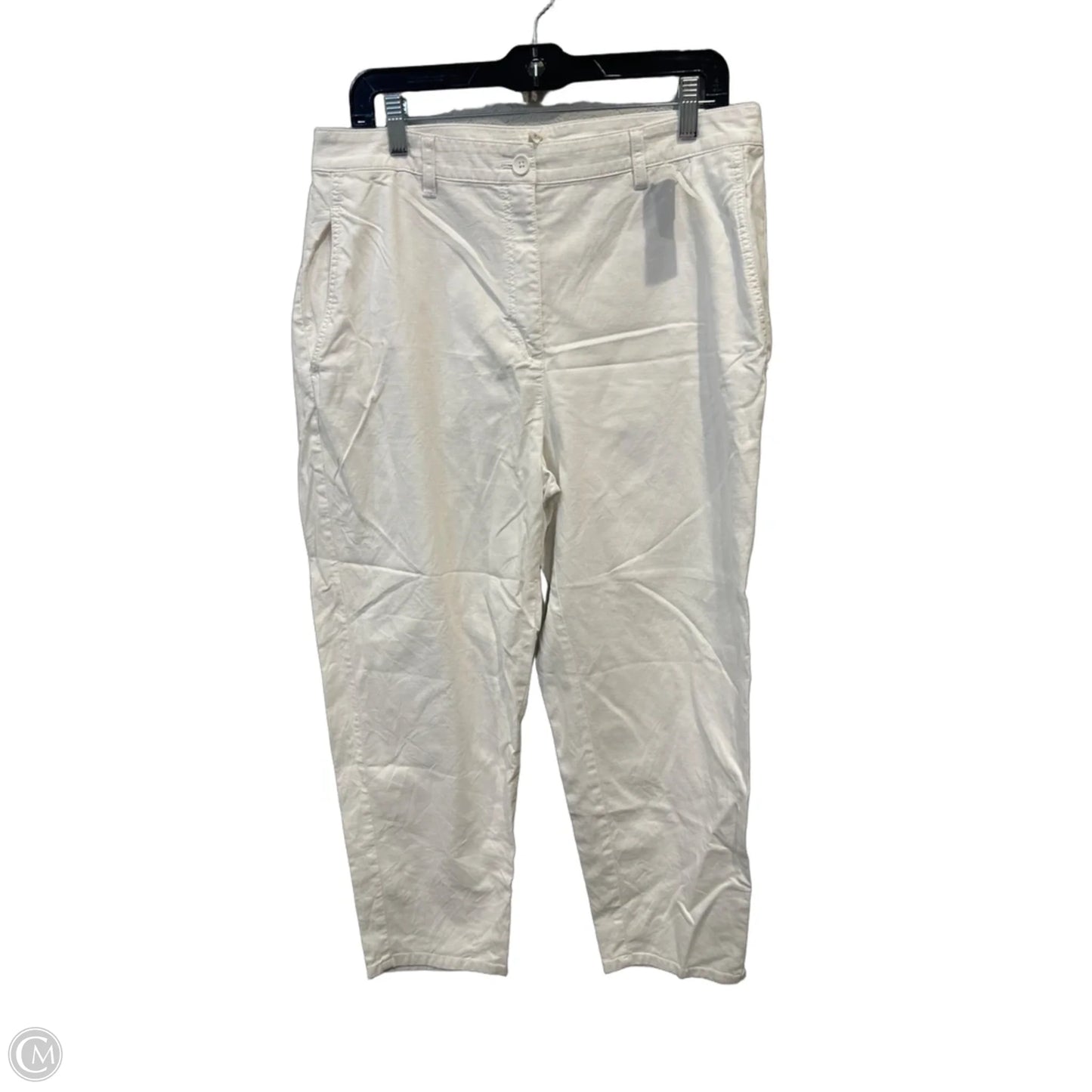 Pants Other By Eileen Fisher In White, Size: 12