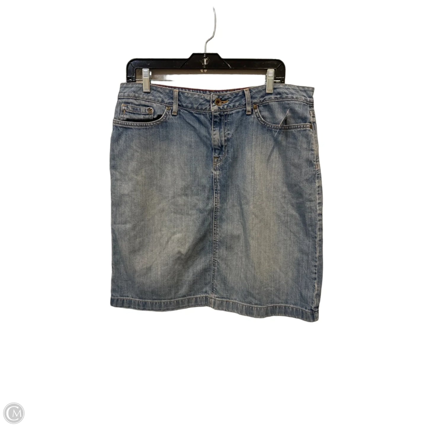 Skirt Mini & Short By L.l. Bean In Blue Denim, Size: 12