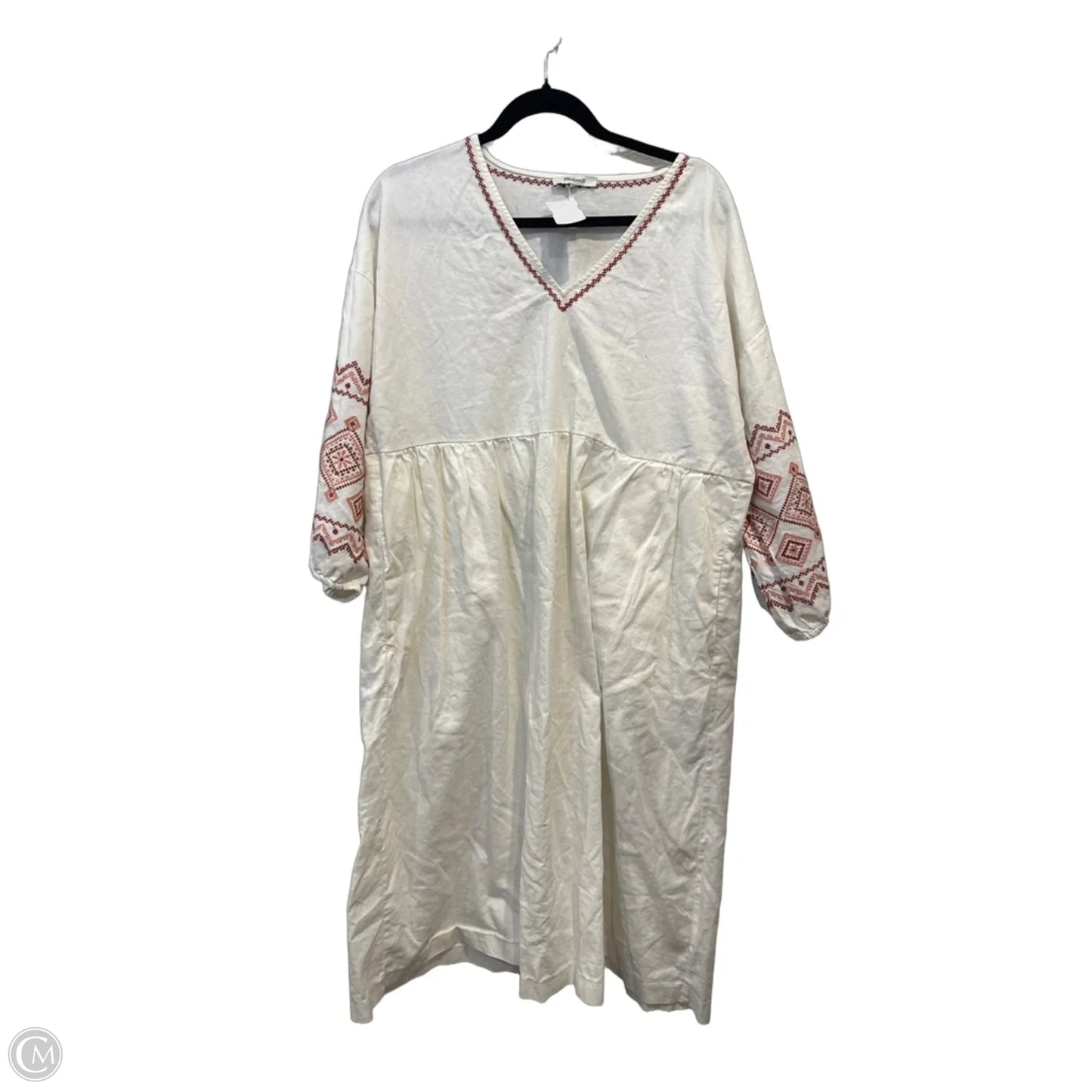 Dress Casual Midi By Madewell In White, Size: L