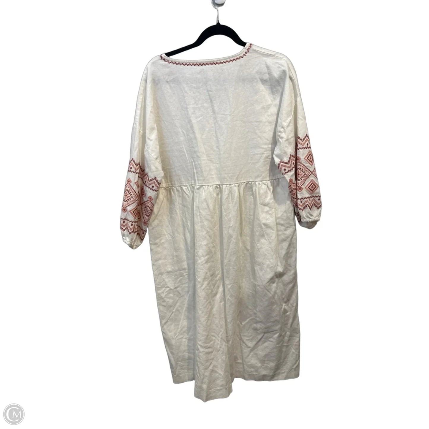 Dress Casual Midi By Madewell In White, Size: L