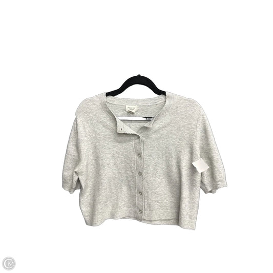 Sweater Short Sleeve By Clothes Mentor In Grey, Size: L