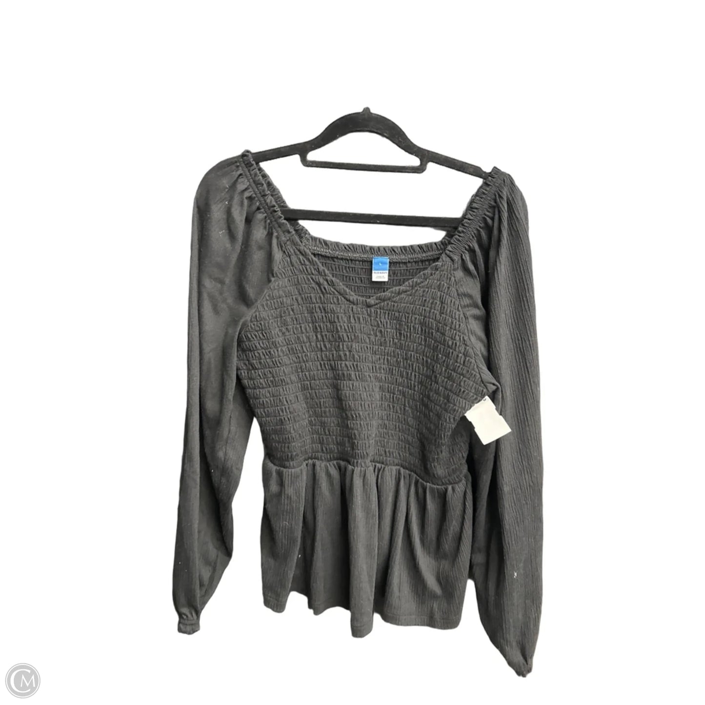 Top Long Sleeve By Old Navy In Black, Size: L