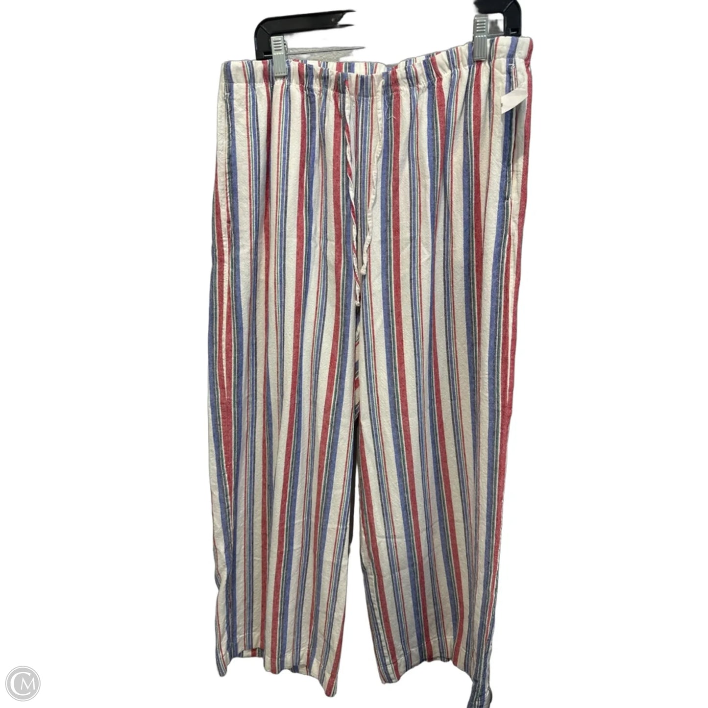 Pants Linen By Old Navy In Striped Pattern, Size: 12