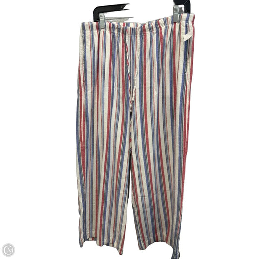 Pants Linen By Old Navy In Striped Pattern, Size: 12