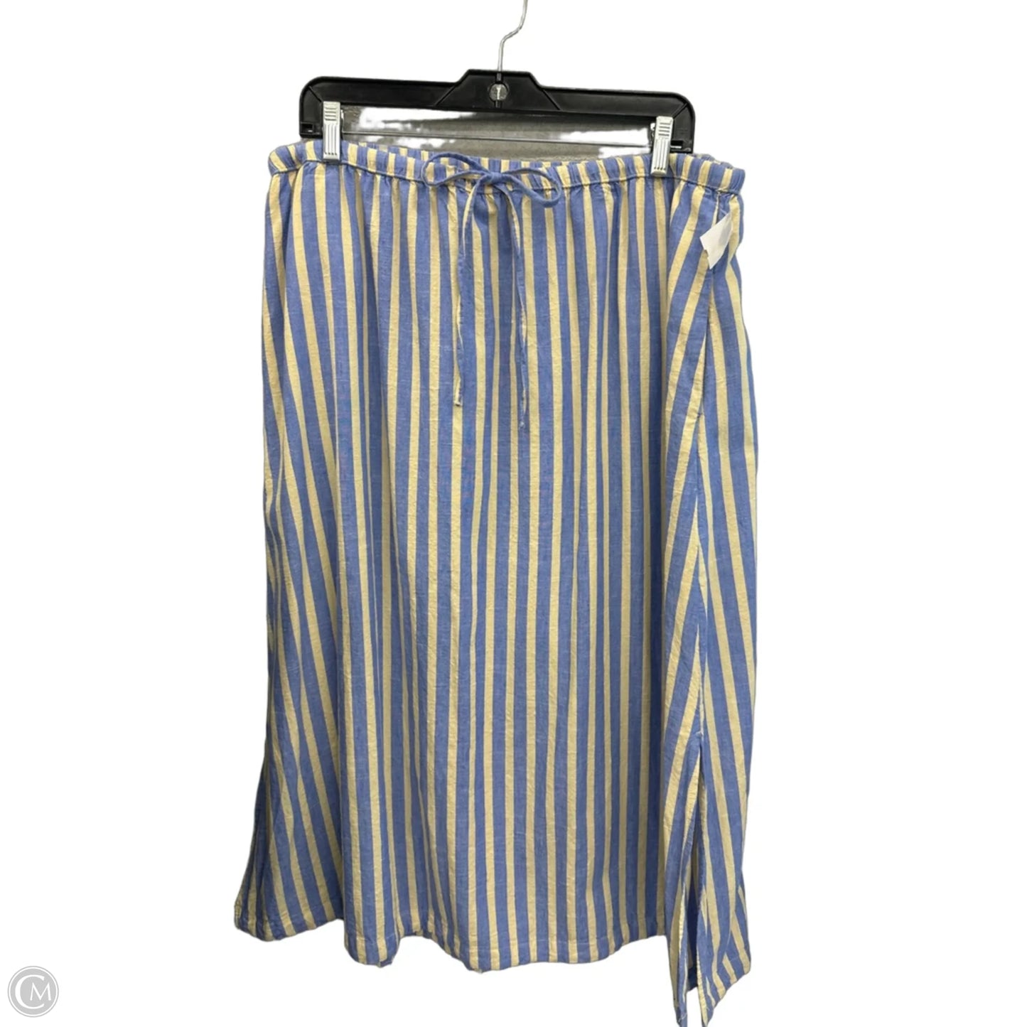 Skirt Midi By Universal Thread In Striped Pattern, Size: 14