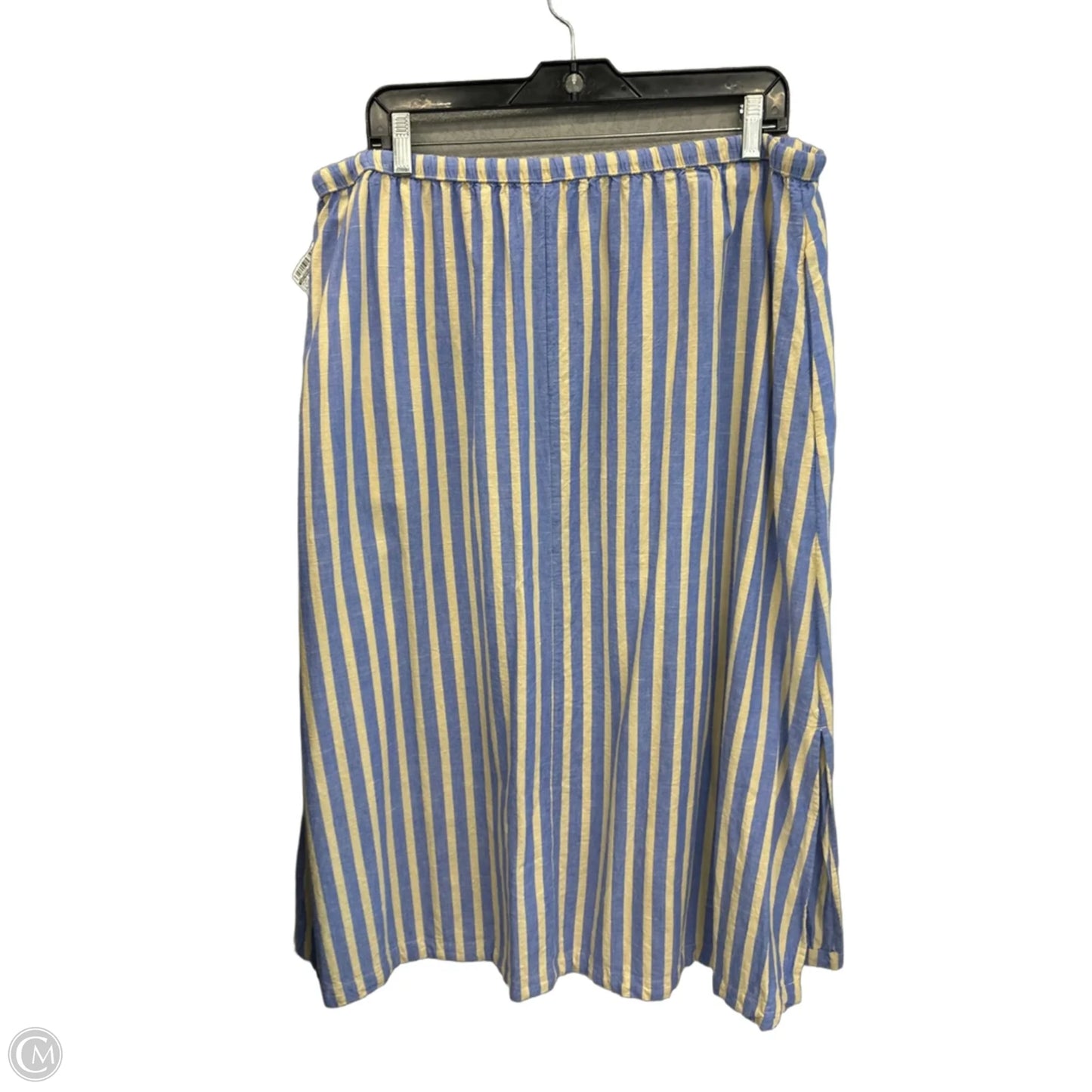 Skirt Midi By Universal Thread In Striped Pattern, Size: 14