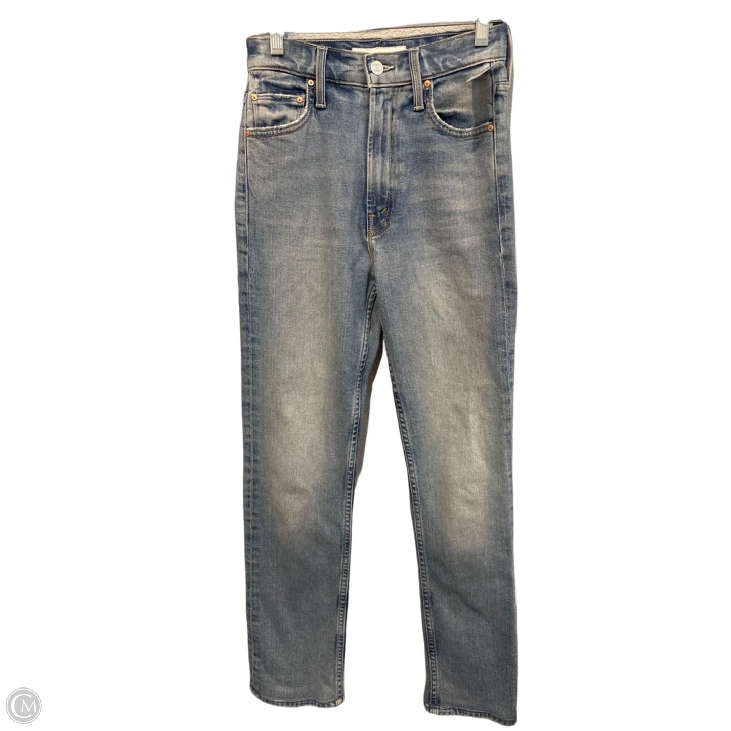 Jeans Straight By Mother In Blue Denim, Size: 0