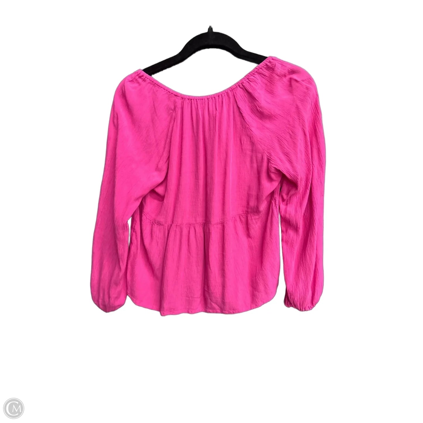 Top Long Sleeve By Old Navy In Pink, Size: S