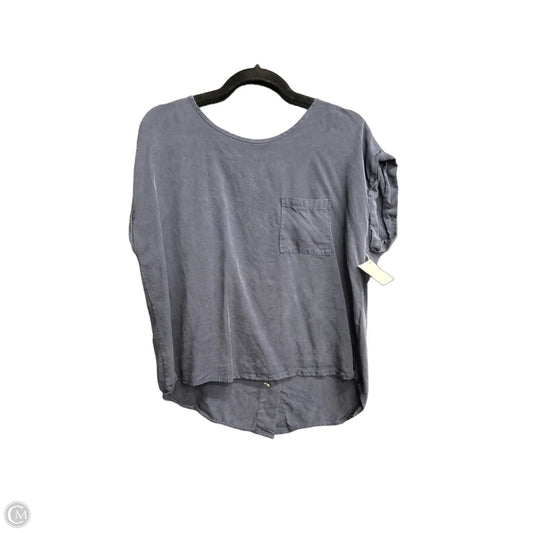 Top Short Sleeve By Clothes Mentor In Blue, Size: M