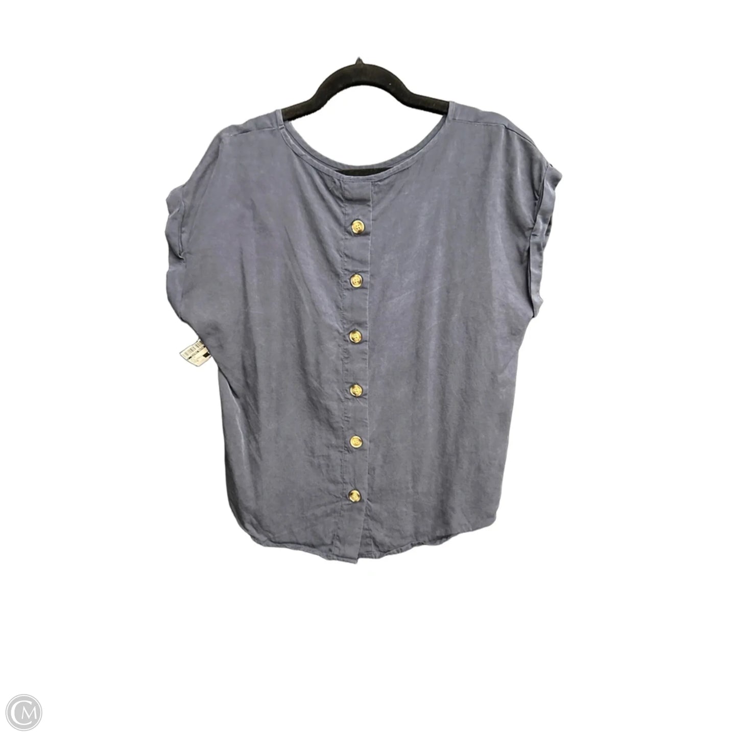 Top Short Sleeve By Clothes Mentor In Blue, Size: M
