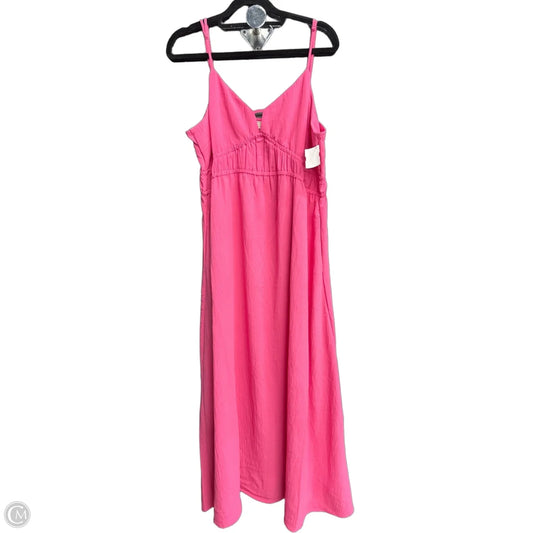 Dress Casual Maxi By A New Day In Pink, Size: L