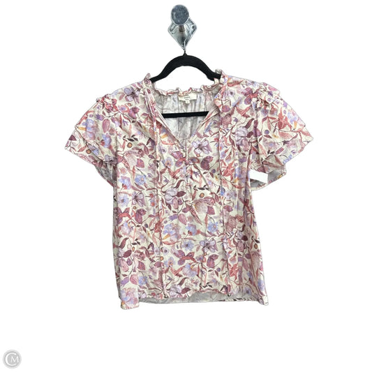 Top Short Sleeve By Entro In Floral Print, Size: S
