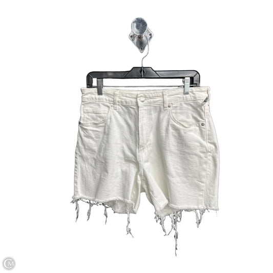 Shorts By H&m In White Denim, Size: 12