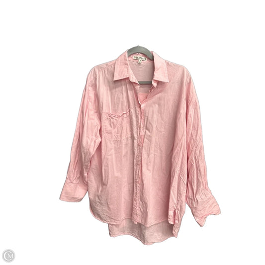 Top Short Sleeve By Clothes Mentor In Pink, Size: M