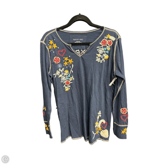 Top Long Sleeve By Clothes Mentor In Multi-colored, Size: S