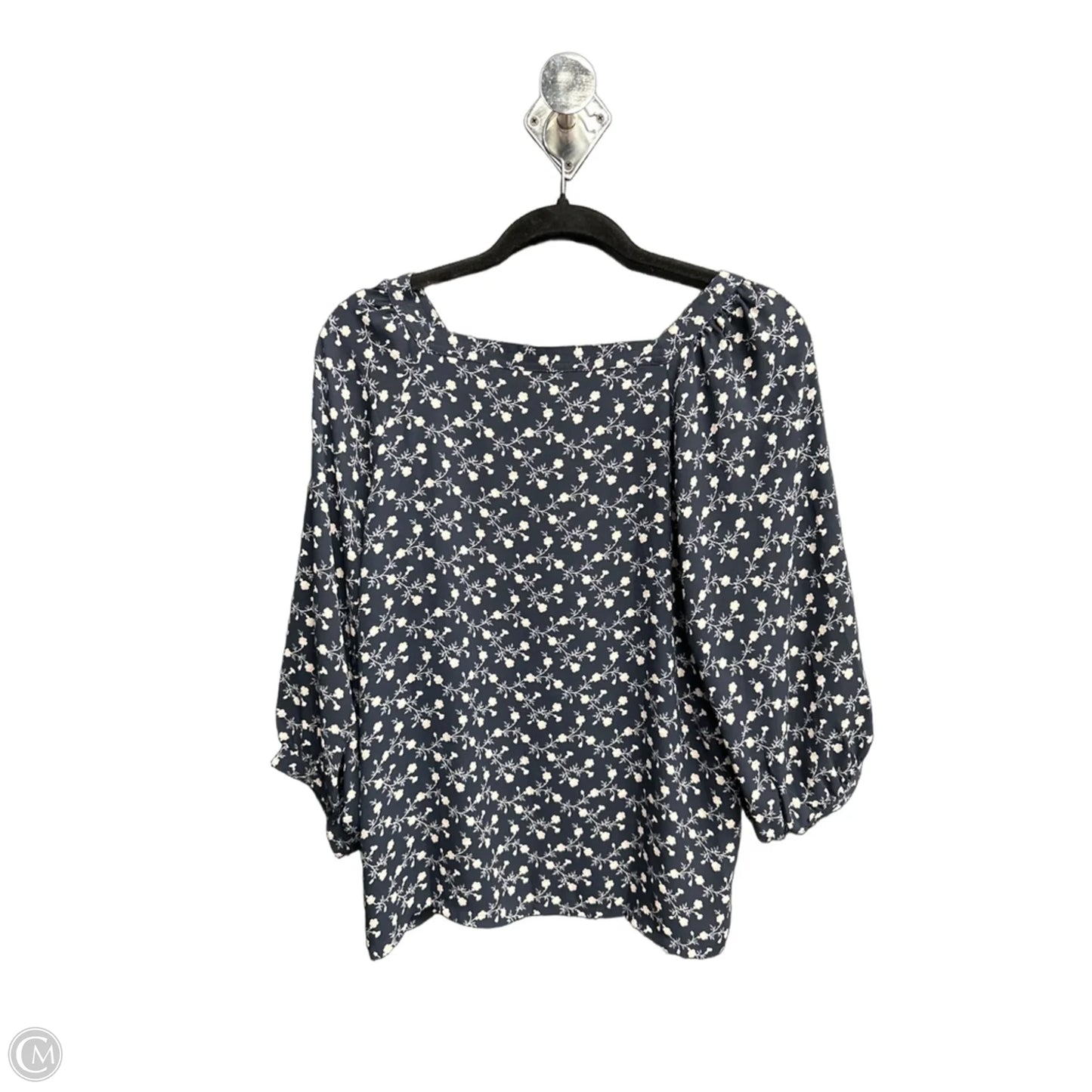 Top Long Sleeve By Loft In Floral Print, Size: S