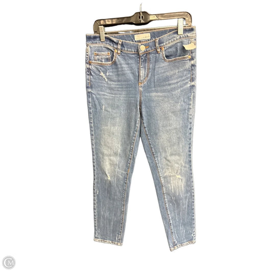 Jeans Skinny By Loft In Blue Denim, Size: 2