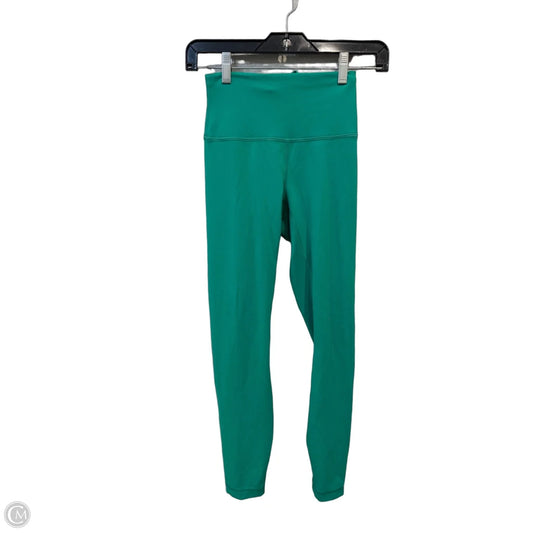 Athletic Leggings By Lululemon In Green, Size: S