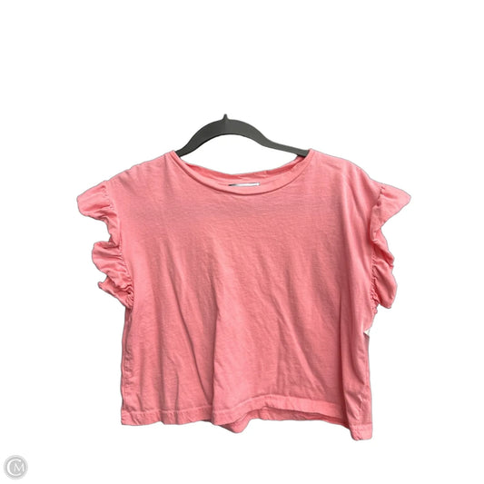 Top Sleeveless By Zara In Pink, Size: S